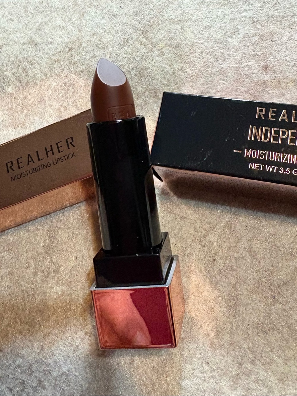 💄 RealHer Lipstick — Rich Brown Shade